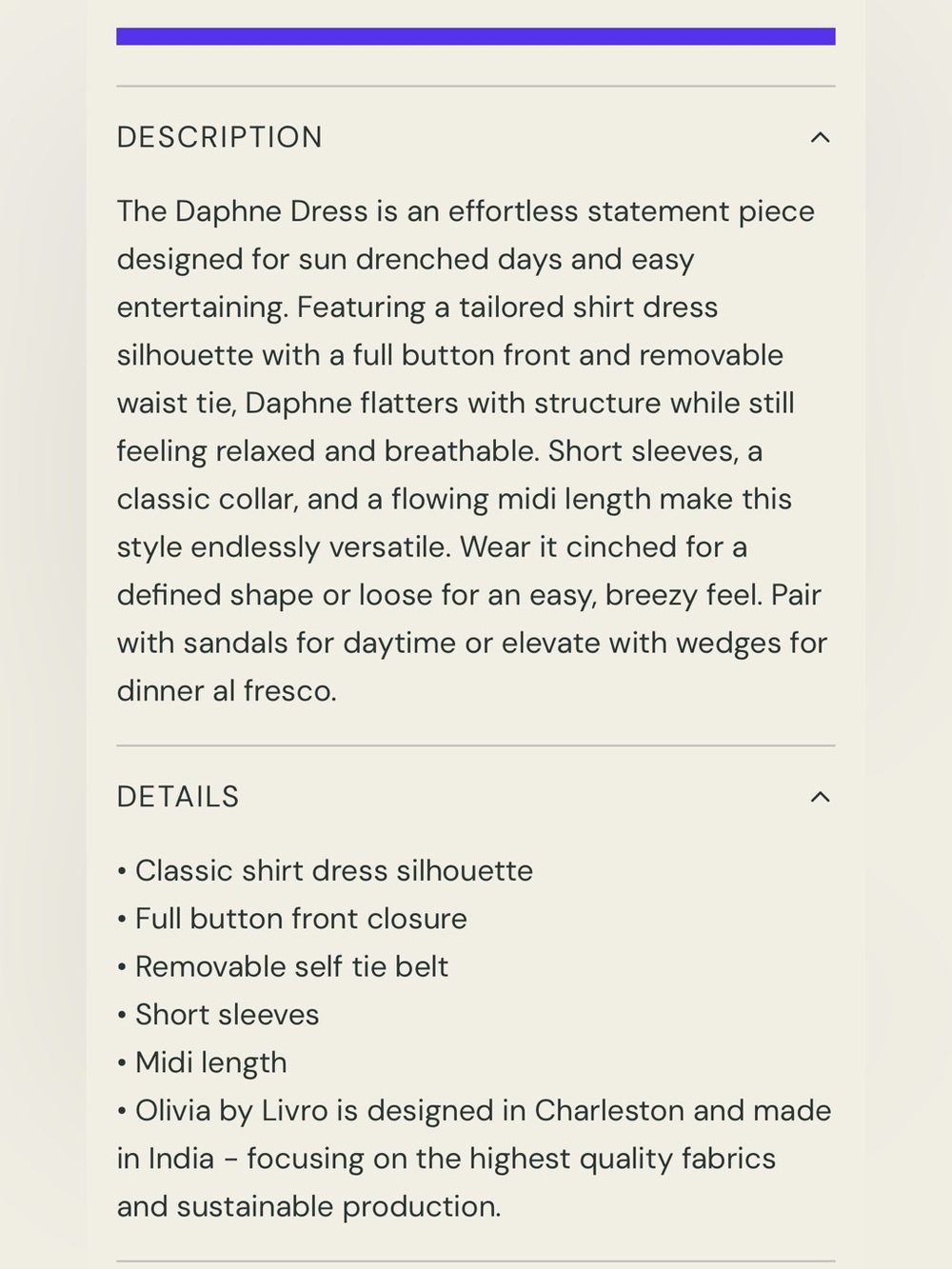 NWT Olivia by Livro Daphne Dress - Picture 13 of 14